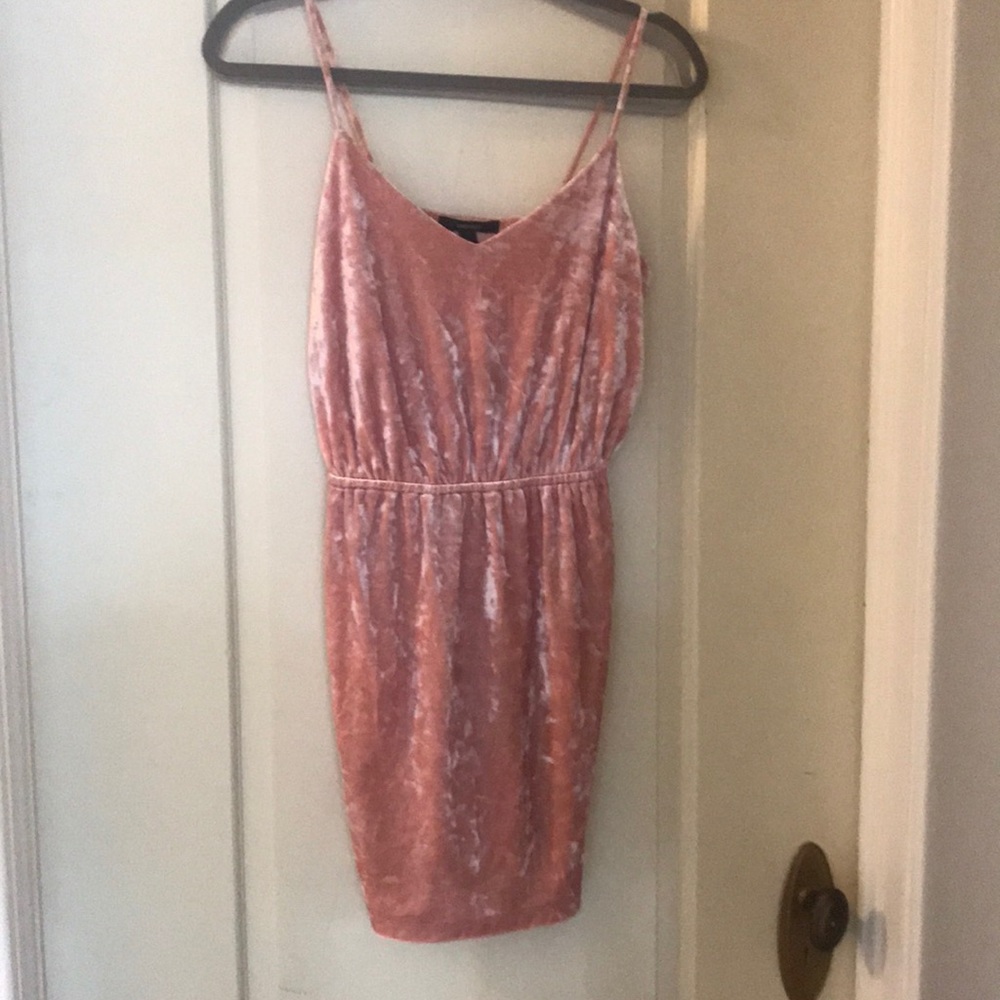 Knit peach dress